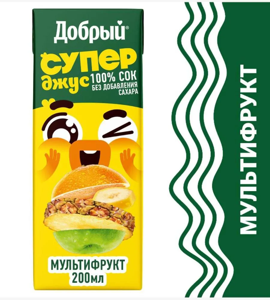 Добрый мультифрукт 0,22л