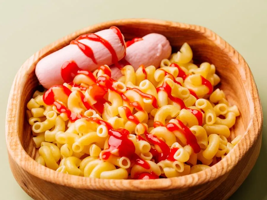 Макарошки с сосисками