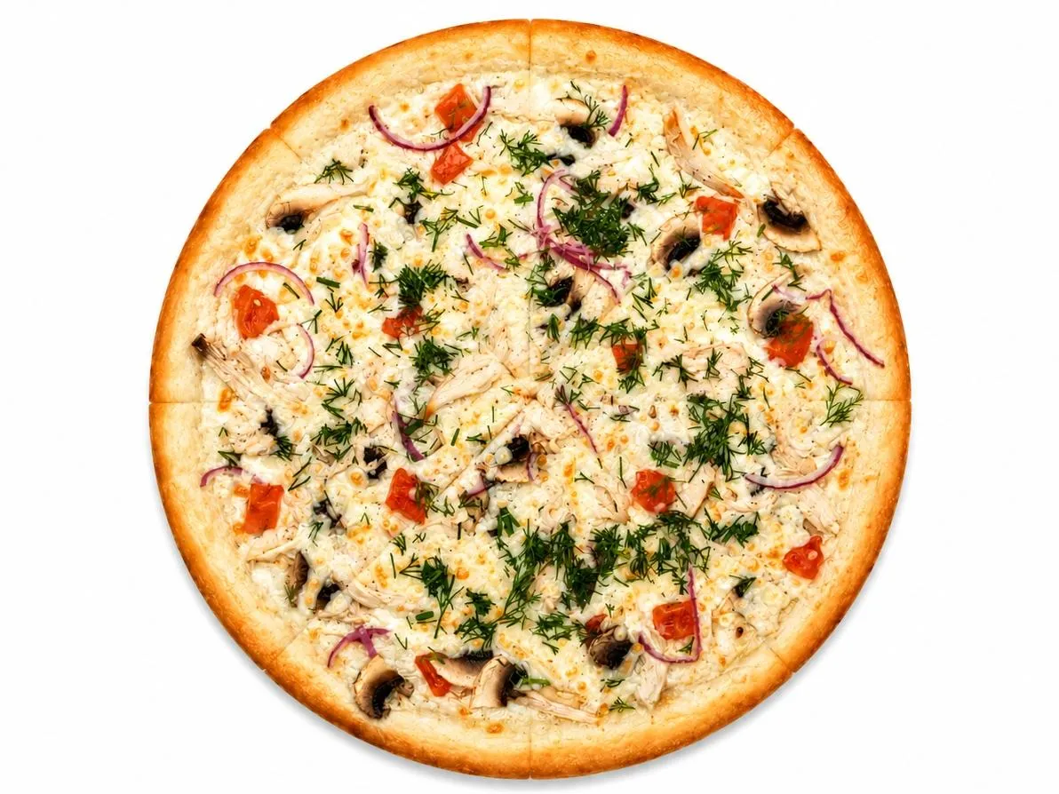 Пицца с Курицей и грибами